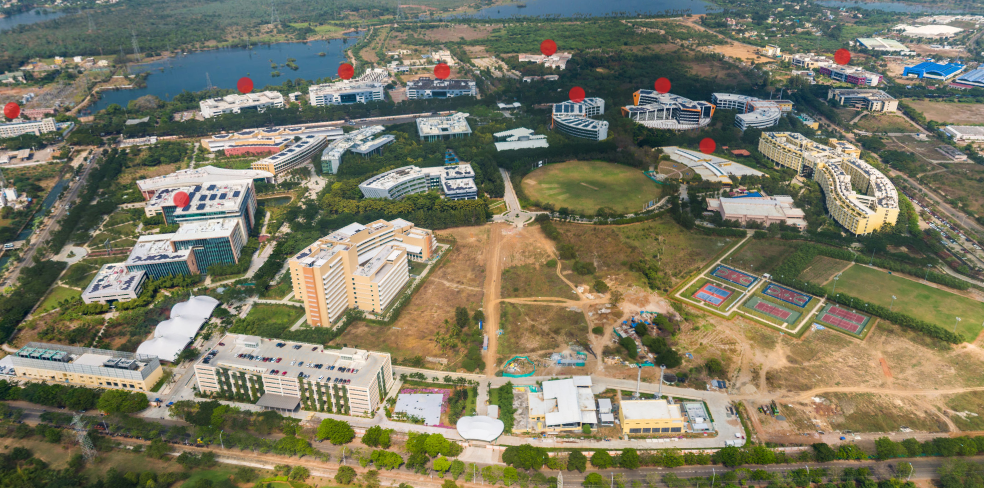 Aerial Panorama Mahindra World City Chennai
