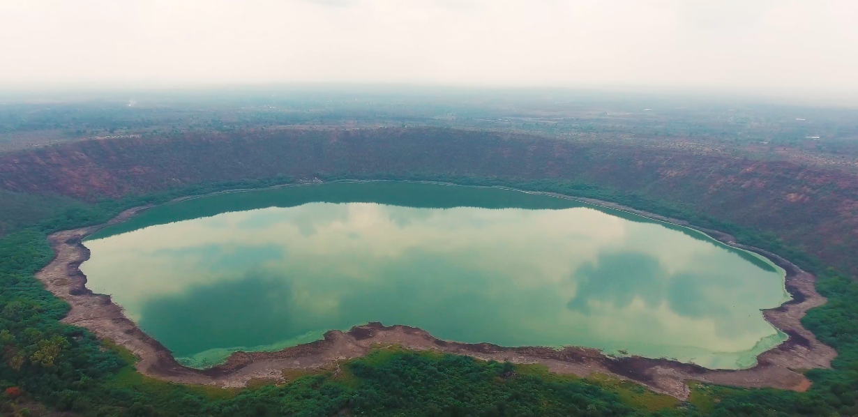 this-drone-video-of-lonar-lake-is-just-amazing