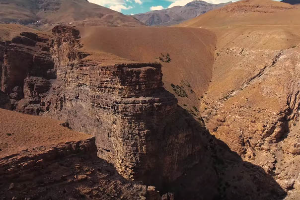 Beautiful Gorge In Kibber, Himachal Pradesh – Drone Video